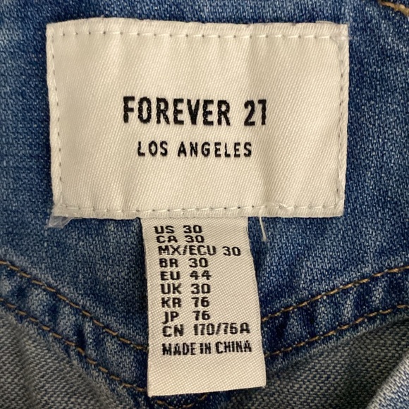 Forever 21 Overalls Size 30 - Picture 4 of 4